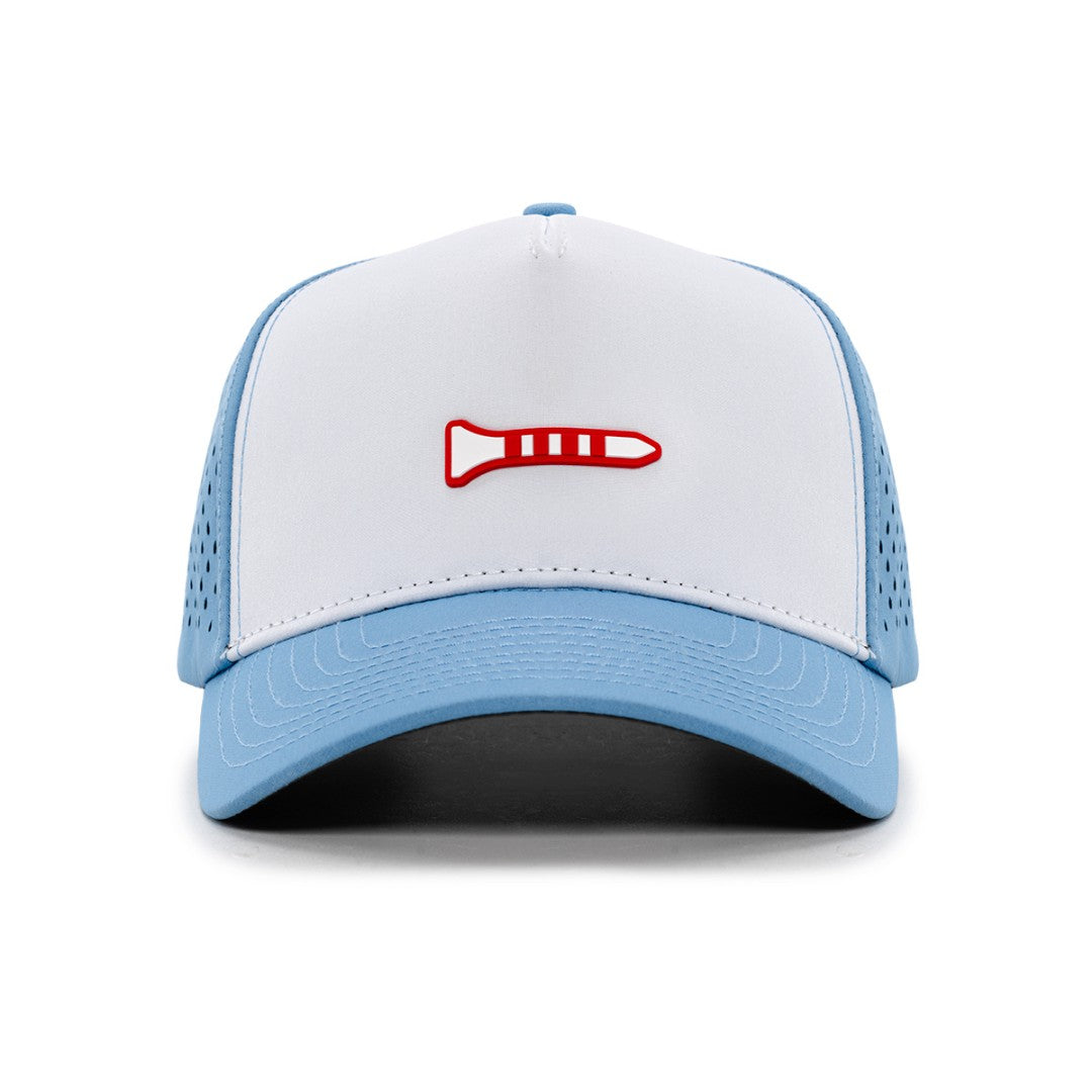 The Members Hat - White / Lt. Blue