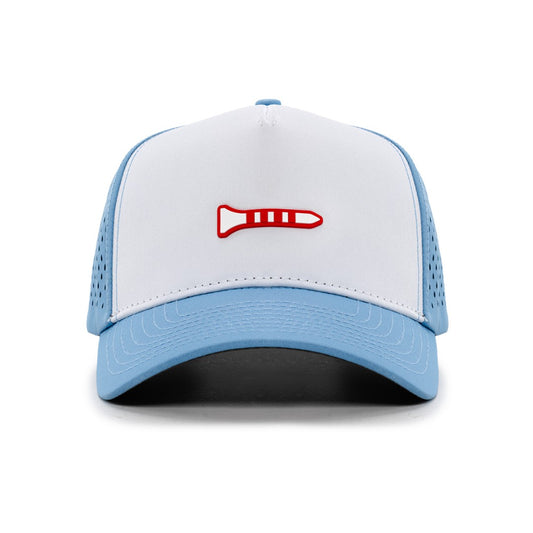 The Members Hat - White / Lt. Blue
