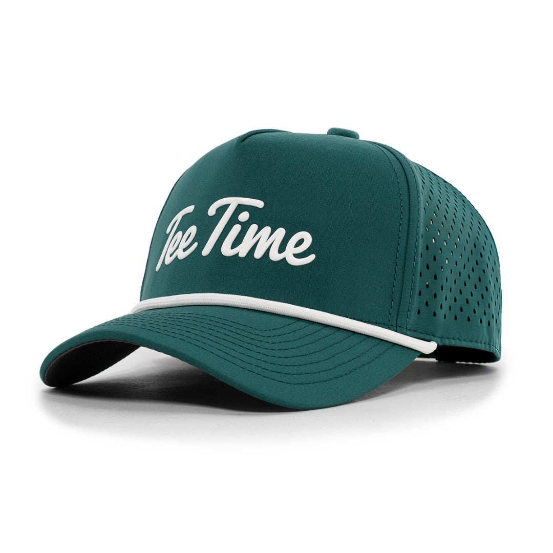 Tee Time Hat - Green / White - image 2