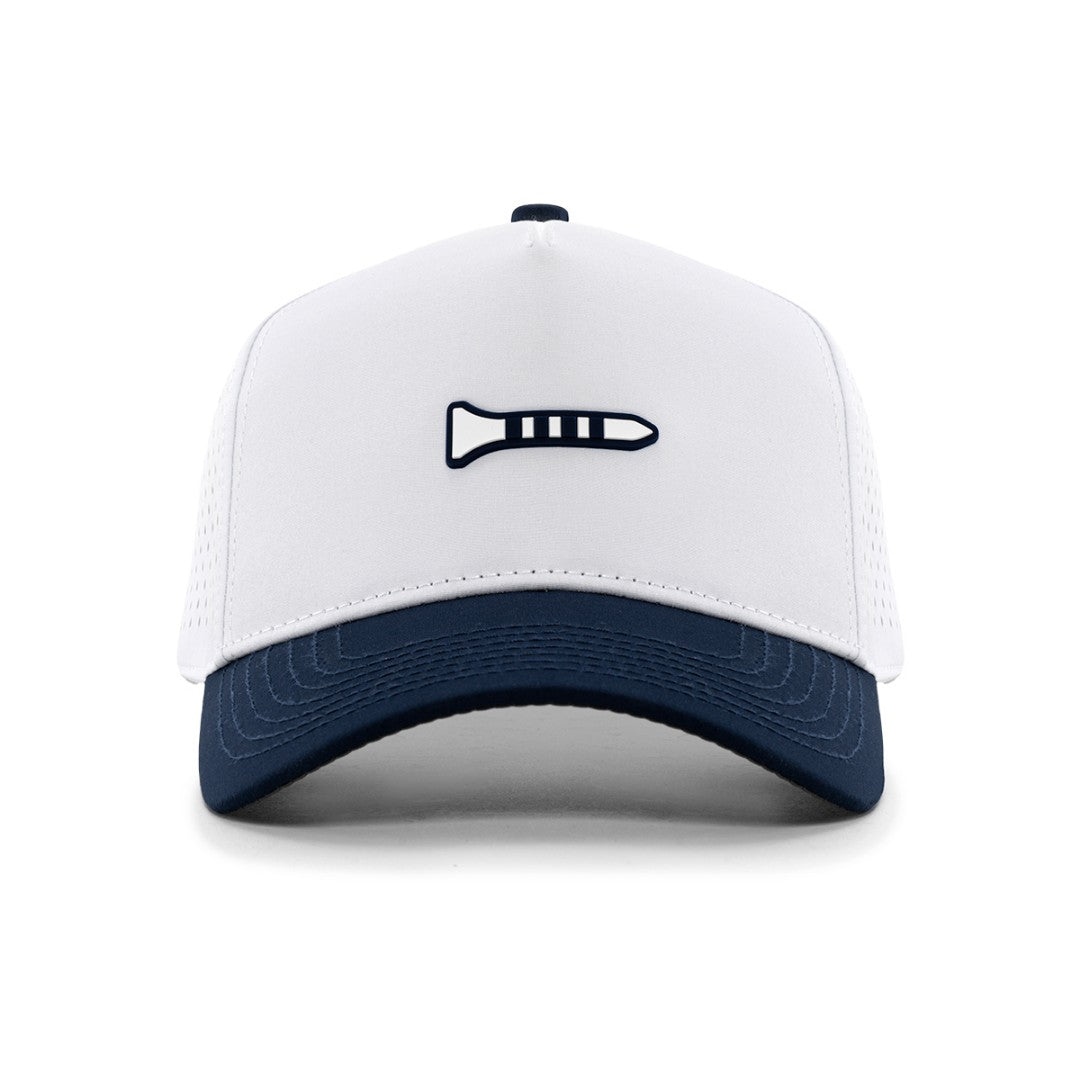 The Members Hat - White / Navy